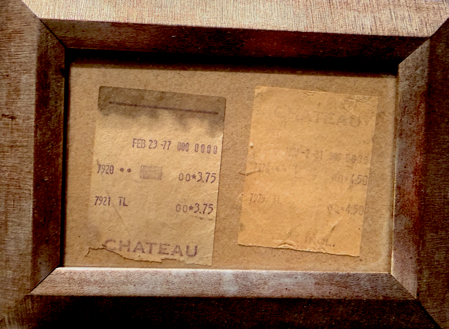 Billets de cinéma de l'époque, retrouvés dans le Château lors de la rénovation